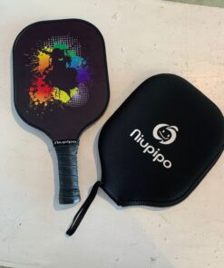 niupipo Pickleball Paddles, USAPA Approved Pro Graphite Pickleball Paddle/Paddles Set, Polypropylene Honeycomb Core, Cushion 4.72In Grip, Portable Bag/Paddle Cover, Lightweight Pickleball Racket black 30 81HBwQ0WkuL