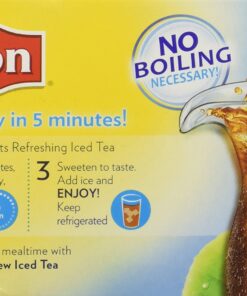 Alternative view of Lipton Cold Brew Family Iced Tea Bags Black tea 22 ct (Pack of 3) 22 Count (Pack of 3)