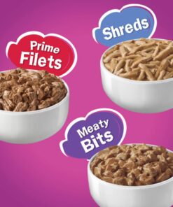 Purina Friskies Gravy Wet Cat Food Variety Pack, Poultry Shreds, Meaty Bits & Prime Filets - (32) 5.5 oz. Cans 26 81HCkYgtD5L