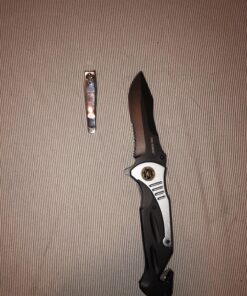 Tac-force Extra Large Grey 10.5" Folding Blade Spring Assisted Open Pocket Knife 43 81HClIiXFkL