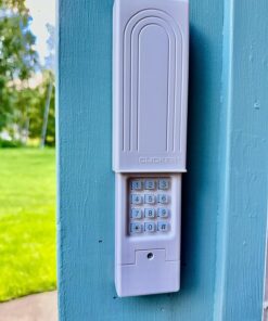 CHAMBERLAIN Clicker Keyless Entry KLIK2U-P2, Works with Chamberlain, LiftMaster, Craftsman, Genie and More, Security +2.0 Compatible Garage Door Opener Keypad, White 52 81HEFHV RUL
