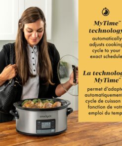 Alternative view of MyTime Programmable Slow Cooker (2102511) - Stainless Steel, 6 Qt 6 QT- Programmable MyTime, Stainless Steel