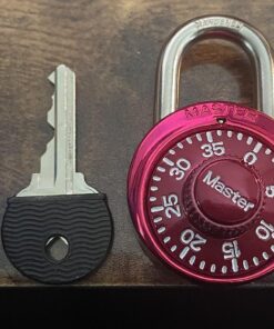 Master Lock Padlock, Mini Dial Combination Lock, 1-9/16 in. Wide, Color Assortment Pack, 1533TRI (Pack of 3) 3 count (Pack of 1) 27 81HFTMvTjAL