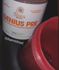 Genius Pre Workout Powder, Grape Limeade - All-Natural Nootropic Pre-workout & Caffeine-Free Nitric Oxide Booster Supplement with Beta Alanine & Alpha GPC - No Artificial Flavors, Sweeteners, or Dyes 31 81HFpN9uQgL
