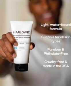 MARLOWE. No. 123 Men's Facial Moisturizer 6 oz | Lightweight Daily Face Lotion for Men | Includes Natural Extracts to Hydrate, Soothe & Restore 17 81HGHSibfML