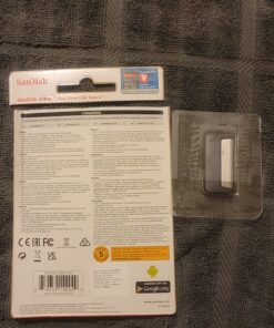 SanDisk 32GB Ultra Dual Drive USB Type-C - USB-C, USB 3.1 - SDDDC2-032G-G46, Black, Silver 41 81HGkfcIFAL