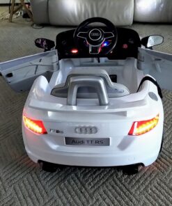 Costzon Kids Ride On Car, 12V Licensed Audi TT RS, Battery Powered Electric Ride On Vehicle w/Parental Remote Control, MP3, Lights, Horn, Opened Doors, High/Low Speeds, White 37 81HHHKlRaPL