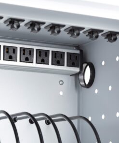 Learniture Structure Series 12-Device Wall-Mount Charging Cart Compatible with Laptop Computers, Tablets, Chromebooks - Gray -LNT-NOR1009GR-SO 19 81HHjTzmjBL