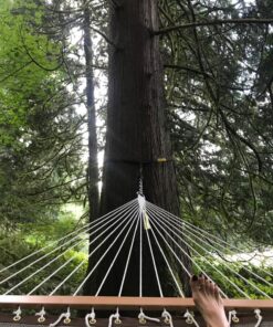 Wise Owl Outfitters Hammock Straps for Trees Heavy Duty - Set of Two 10ft Long, 1 Inch Thick Camping Hammock Tree Straps w/ 38 Loops & 2D Carabiners - Essential Hammock Accessories Grey 39 81HIDwSGKQL 1