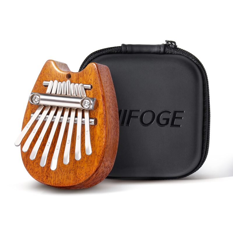 MIFOGE Mini Kalimba Thumb Piano 8Keys Wooden,Exquisite Finger Piano ...