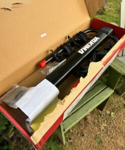 YAKIMA, DoubleDown 4 Tilting Hitch-Mounted Bike Rack for Cars, SUVs, Trucks and More, Fits 1.25” and 2” Hitches, Carries 4 Bikes 4 Hitch 33 81HItJrtwCL