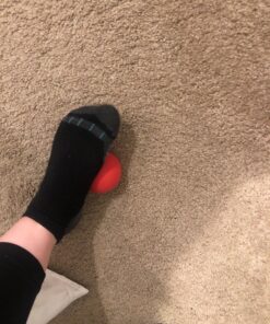 Kieba Massage Lacrosse Balls for Myofascial Release, Trigger Point Therapy, Muscle Knots, and Yoga Therapy. Set of 2 Firm Balls (Blue and Red) Blue and Red 32 81HJYJ0AVhL