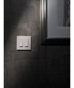 Lutron Claro 2 Gang Decorator/Rocker Wallplate, Gloss, White (1-Pack) | CW-2-WH 1 Pack 24 81HJbC ELjL