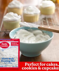 Betty Crocker HomeStyle Fluffy White Frosting Mix, 7.2 oz. (Pack of 12) 7.2 Ounce (Pack of 12) 12 81HJyvKD7PL 1