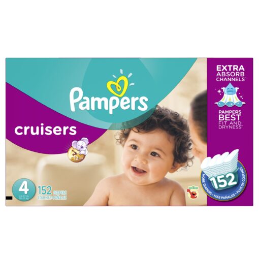 Pampers Cruisers Diapers Size 4 152 Count (old version)