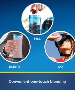 Alternative view of Oster BLSTPB-WBL My Blend 250-Watt Blender with Travel Sport Bottle, Light Powder Blue