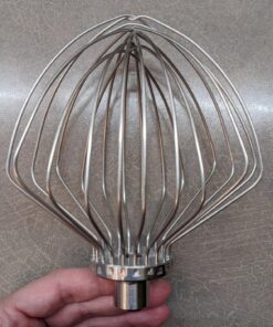 KitchenAid 11-Wire Whip for select 5, 5.5 and 6 Quart Bowl-Lift Stand Mixers,Silver For 5 & 6 QT Bowl Lift Mixers 11 Wire 22 81HK3Gm9gFL