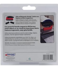 Master Magnetics Strong Magnet with Ergonomic Handle - 100 lb Pull Force, Red, 07501 17 81HKdlYAS L
