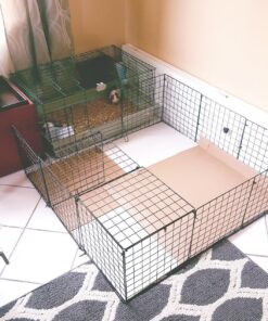 Whitmor Storage Cubes - Stackable Interlocking Wire Shelves - 14.25"D x 14.5"W x 14.5"H - Black (Set of 6) 41 81HLdY7 CyL