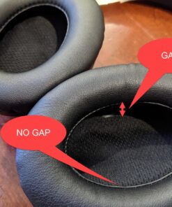 WC Upgraded Replacement Ear Pads for Bose QC15 Headphones Made by Wicked Cushions- Supreme Comfort - Compatible with QC25 / QC2 / AE2 / AE2i / AE2W - Extra Durable | (PU Leather) 43 81HMJuPfBFL
