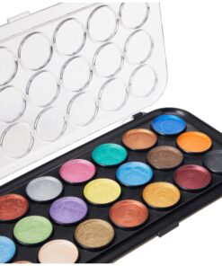 Alternative view of Yasutomo Paints NPWC21 Pearlescent Watercolor Set, 21-Colors, 1 Count (Pack of 1), Multicolor