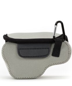 MegaGear MG064 Ultra Light Neoprene Camera Case Compatible with Sony Alpha A6400, A6500, A6300, A6000 (16-50 mm)-Gray (Model: MG065) Gray 23 81HOfnniAqL