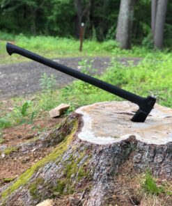 Fiskars X27 Super Splitting Axe - Wood Splitter for Medium to Large Size Logs with 36" FiberComp Handle - Black Splitting Axe (36 In) 19 81HQQFzAu3L