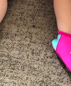 SUIEK Baby Boys Girls Swim Water Shoes Toddler Sandals for Pool Beach 6-12 Months Infant Rose Red 25 81HQhznt5L