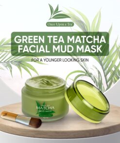Green Tea Matcha Facial Mud Mask, Removes Blackheads, Reduces Wrinkles, Nourishing, Moisturizing, Improves Overall Complexion, Best Antioxidant, Younger Looking Skin, All Skin Face Types 25 81HQzAQ0PwL