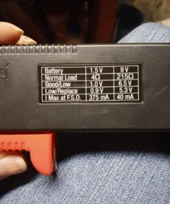 Amprobe BAT-200 Battery Tester 46 81HR9ER 5qL