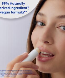 NIVEA Dewy Lip Care with Hyaluronic Acid, Lip Balm Leaves Visibly Less Noticeable Lip Lines and No Waxy Feel, 0.18 Oz, Pack of 4 24 81HRgKp5wkL