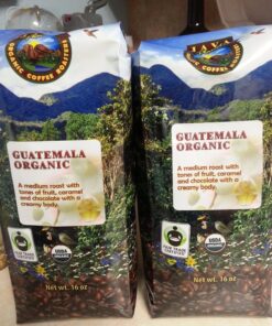 Java Planet Low Acid Coffee, Organic Guatemala Single Origin: Whole Bean Medium Roast - Smooth Full Flavored Coffee Bean, Smithsonian Bird Friendly, Two 1LB Bags 1 Pound (Pack of 2) 32 81HSHMINAVL