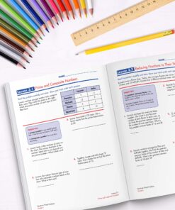 Spectrum 6th Grade Math Word Problems Workbook, Ages 11 to 12, Grade 6 Math Word Problems, Fractions, Decimals, Percents, Statistics, Algebra 1 Prep, and Geometry Workbook - 128 Pages 13 81HSMMrxDAL