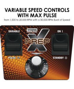 Waring Commercial MX1200XTX 3.5 HP Blender with Variable Speed Dial Controls and a 64 oz. BPA Free Copolyester Container, 120V, 5-15 Phase Plug 64 Ounce Copolyester Container Jar 16 81HSfjJaoL