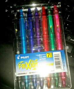 PILOT FriXion Clicker Erasable, Refillable & Retractable Gel Ink Pens, Fine Point, Assorted Color Inks, 7-Pack Pouch (31472) Fine Tip 40 81HTceE1XuL