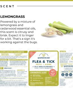 Wondercide - Flea, Tick & Mosquito Spray for Dogs, Cats, and Home - Control, Prevention, Treatment - with Natural Essential Oils - Pet and Family Safe - Lemongrass 16 oz 22 81HToRXx3cL