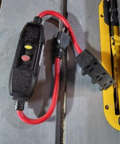 Joinfworld 2 Ft Extension Cord with Switch Outdoor 14AWG 3 Prong Switched Extension Cord 15A 125V Waterproof Lighted Extension Cord Inline Switch for Electrical Equipment 26 81HU 9yGCL