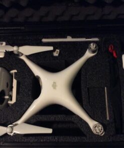 Case Club Pre-Cut Waterproof Drone Case with Wheels, Extension Handle & 2 Moisture Absorbing Silica Gel - Fits DJI Phantom 4 (Propellers On) 44 81HUUHAXP0L 2