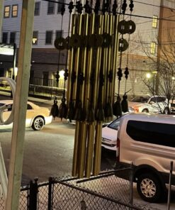 YLYYCC Wind Chimes for Outside,30"Memorial Wind Chimes with 24 Copper Tubes and 16 Copper Bell for Garden, Patio,Window Wind Chime Hanging Decoration, Bronze Memorial Sympathy Wind Chimes Gifts for Mom 24# Wind Chimes 29 81HVbal1gML