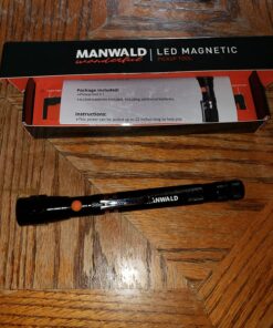 LED Magnetic Pickup Tools, Christmas Gifts for Men, Telescoping Magnetic Flashlights with Extendable Magnet Stick, Stocking Stuffers for Men, Dad, Husband, Craftsman and Mechanic, Black Black Magnetic Tool 16 81HW7bM3P3L