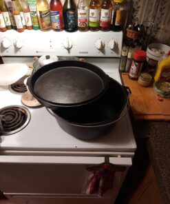 Camp Chef 12 Qt Seasoned Cast Iron Dutch Oven 31 81HWt258UuL