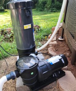 GAME 4560 40mm Hose to 1 1/2 Inch Inlet/Outlet, Adapter Conversion Kit (For Intex & Bestway Pools), 2 Count (Pack of 1) ,Grey 34 81HWxYZ6HiL