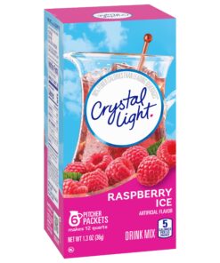 Crystal Light Sugar-Free Raspberry Ice Low Calories Powdered Drink Mix 6 Count(Pack of 12) 6 Count (Pack of 12) 15 81HYJQTGVJL