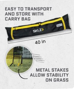 SKLZ Quickster Soccer Trainer Portable Soccer Rebounder Net for Volley, Passing, and Solo Training 18 81HaUo0UbL