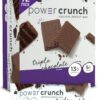 Power Crunch Protein Wafer Bars, High Protein Snacks with Delicious Taste, Triple Chocolate, 1.4 Ounce (12 Count) 12 Count (Pack of 1) 25 81HcUiFpEYL