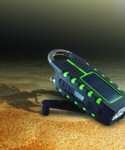 Eton - Scorpion II Rugged Multipowered Portable Emergency Weather Radio & Flashlight Green, Hand Crank, LED Flashlight, Smartphone Charger, Solar Power, 800 MAH Battery, Commitment to Preparedness 26 81Hd4eEzBhL