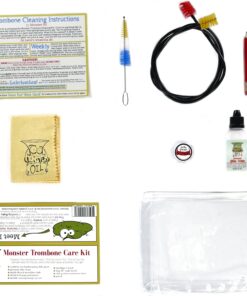 Alternative view of Monster Trombone Care and Cleaning Kit | USA-Based and Veteran-Owned! Slide Cream, Slide Grease, Mouthpiece Brush to Take Care of and Clean Your Trombone