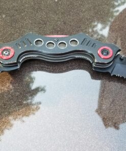 TAC Force TF-669 Series Assisted Opening Tactical Double-Blade Folding Knife, 5-1/4-Inch Closed Black 31 81HfPyvzdL