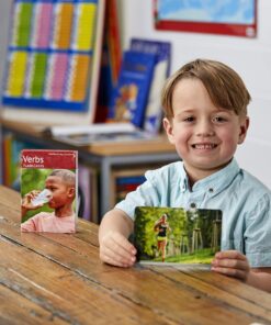 Picture My Picture Verbs Flash Cards | 40 Action Language Development Educational Photo Cards | Speech Therapy Materials and ESL Materials 19 81HgHOJBa1L