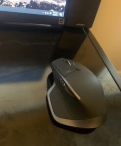 Logitech MX Master 2S Wireless Mouse – Use on Any Surface, Hyper-Fast Scrolling, Ergonomic Shape, Rechargeable, Control Upto 3 Apple Mac and Windows Computers, Graphite (Discontinued by Manufacturer) 2017 Model 70 81HgYjimGL